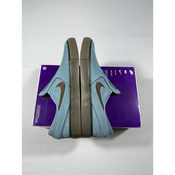 New Men’s Size 6 - Nike Zoom Stefan Janoski+ Slip SB Denim Turquoise FN5893 400 - Picture 5 of 10